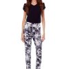 Pants uppants | Veneto Petal-Slit Slim Pant Veneto Print