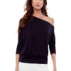 Tops uppants | Off-The-Shoulder 3/4" Sleeve Top