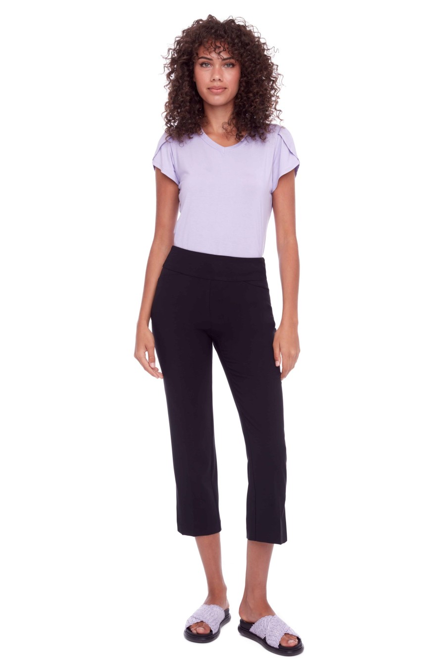 Crops uppants | Solid Palermo Cropped Pant