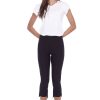 Crops uppants | Inverted Cuff Techno Crop Pant