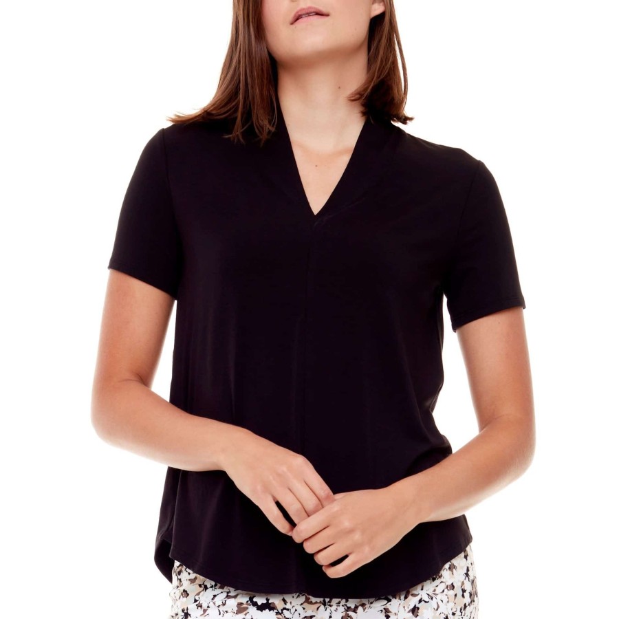 Tops uppants | Bamboo Short Sleeve Top - Solid